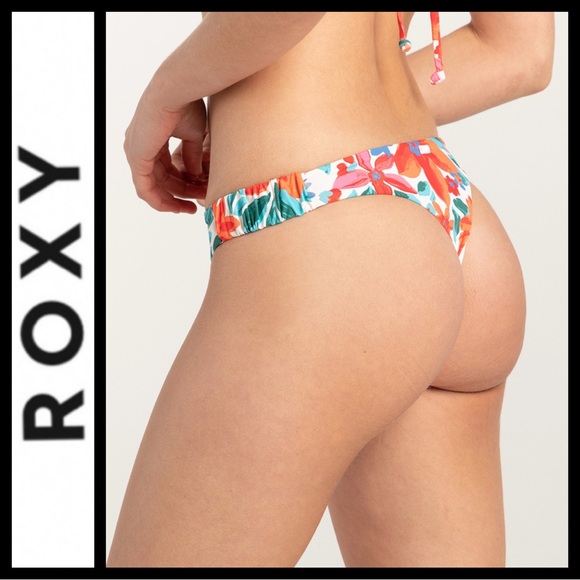 NWT Roxy Playa Paradise Skimpy Bikini Bottoms - Picture 1 of 10
